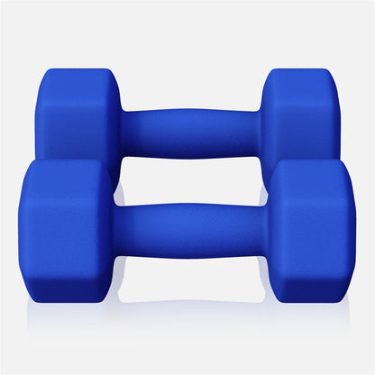 Vinyl halterset 2 x 5 kg