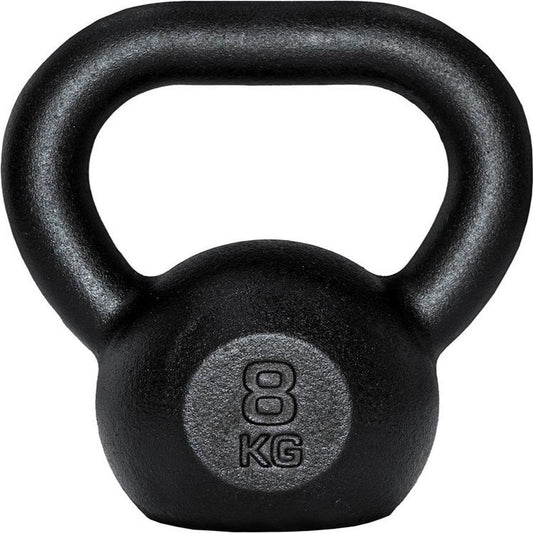 ScSPORTS Kettlebell 8 kg Gietijzer Zwart