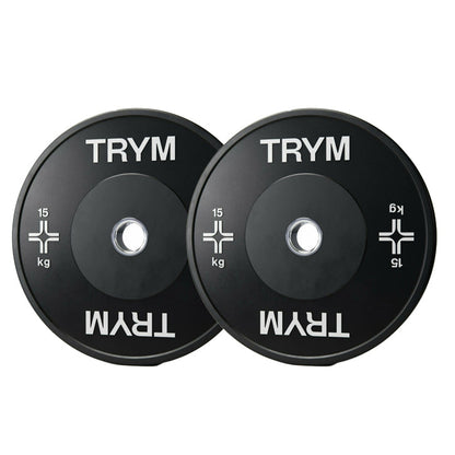 TRYM Jeu de plaques de protection 2 x 15 - Noir - 50 mm