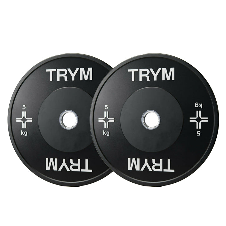 TRYM Jeu de plaques de protection 2 x 5 - Noir - 50 mm