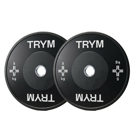 TRYM Jeu de plaques de protection 2 x 5 - Noir - 50 mm