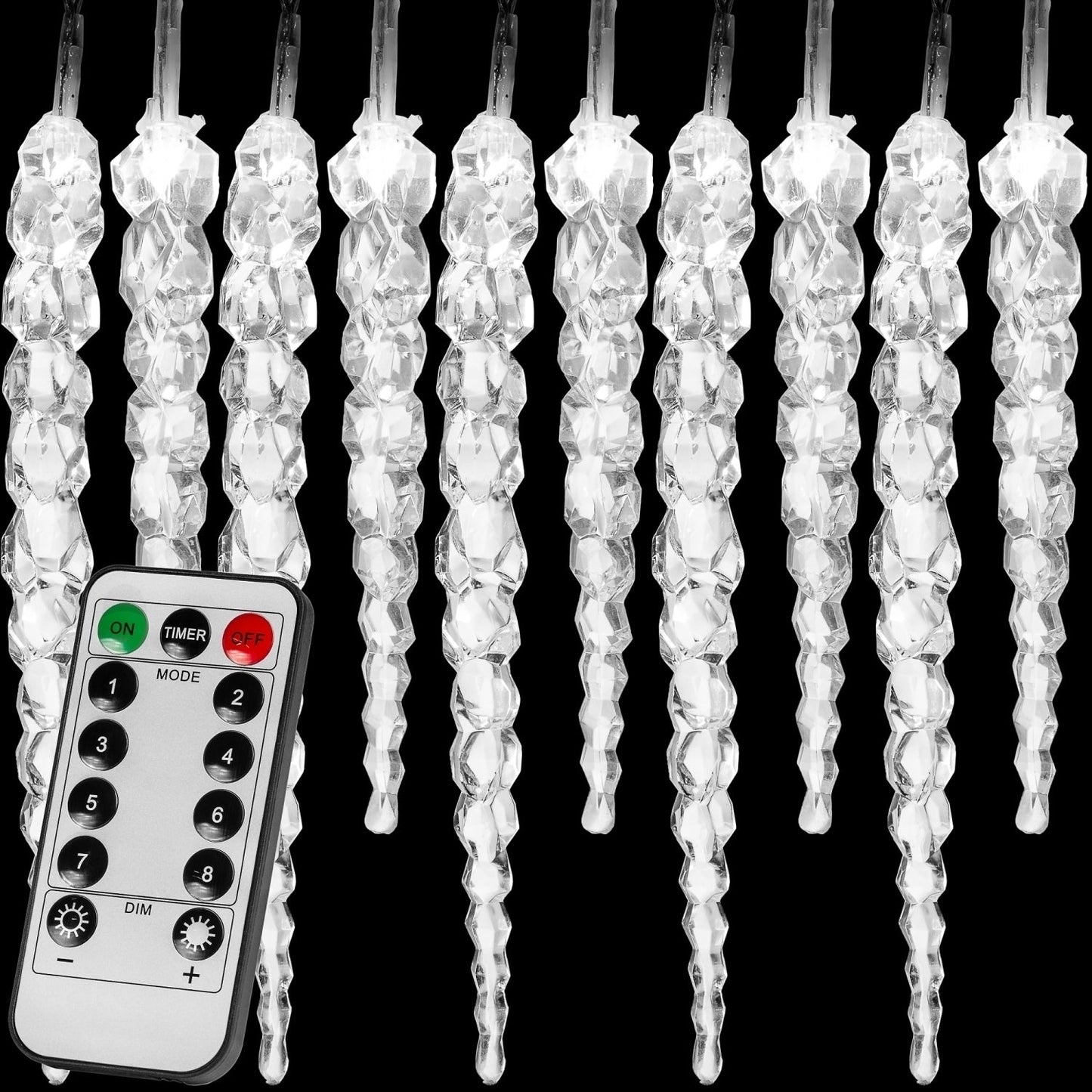 Éclairage glaçon VOLTRONIC 40 LED | Avec télécommande Blanc froid