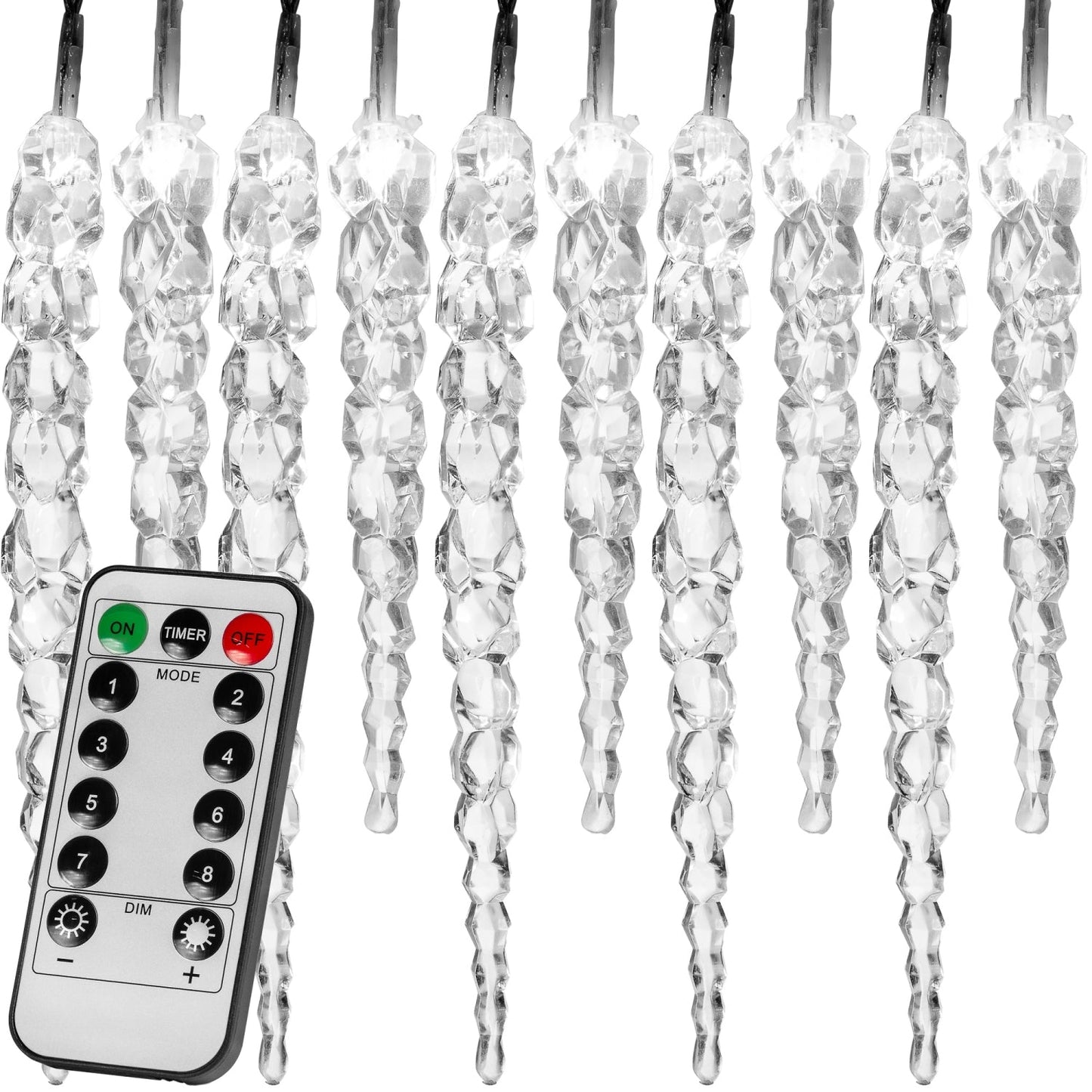 Éclairage glaçon VOLTRONIC 40 LED | Avec télécommande Blanc froid