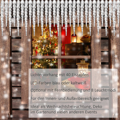 Éclairage glaçon VOLTRONIC 40 LED | Avec télécommande Blanc froid