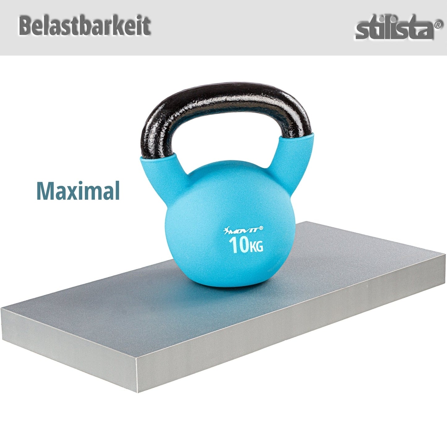 STILISTA Zwevende Wandplank 90 cm - Licht Hout Rustiek