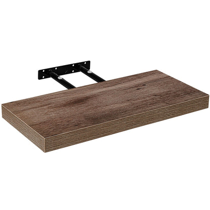 STILISTA Zwevende Wandplank 90 cm - Licht Hout Rustiek