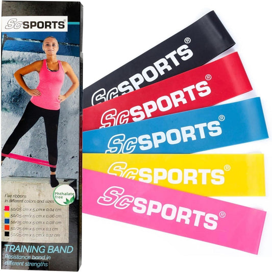 Set de bandes de fitness ScSPORTS 50 cm - 4,5 à 15,8 kg