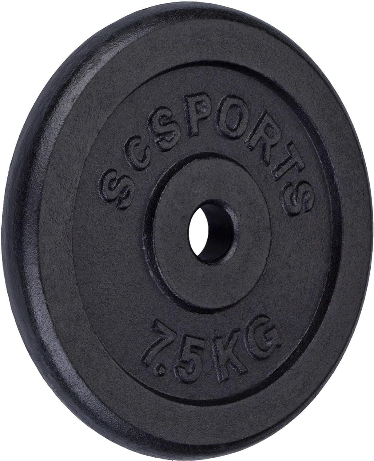 Jeu de disques de poids ScSPORTS 30 kg - 4 x 7,5 kg - Fonte - 30 mm