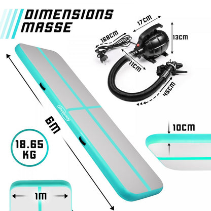 Physionics Airtrack 6 mètres