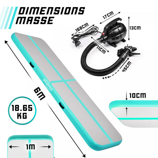 Physionics Airtrack 6 meter