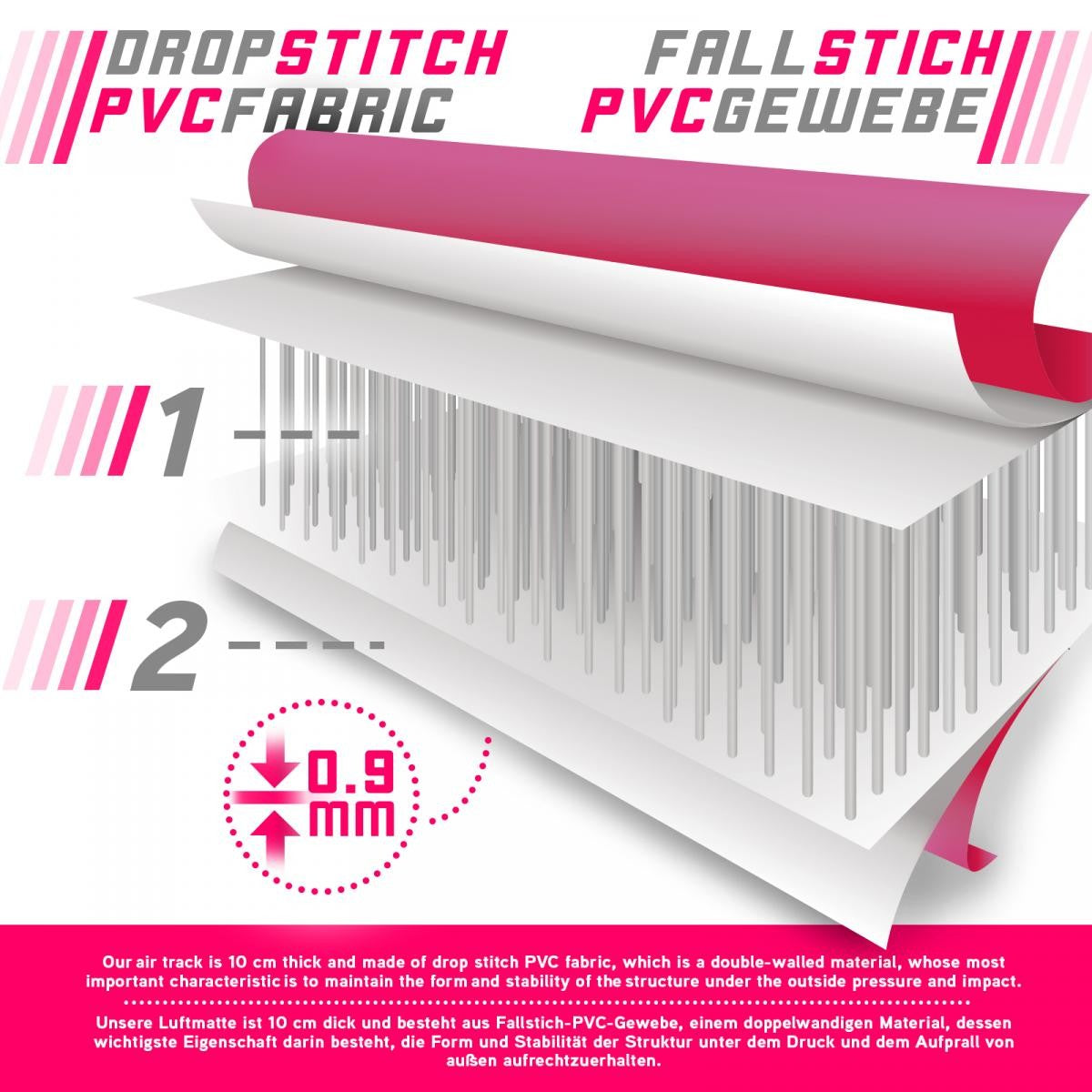 Physionics Airtrack 3 mètres