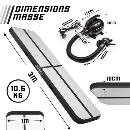 Physionics Airtrack 3 mètres