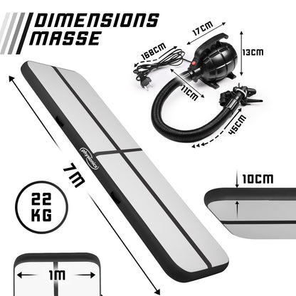 Physionics Airtrack 7 meter