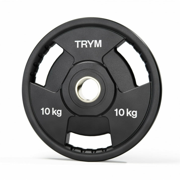 TRYM Lot de disques de poids olympiques 2 x 10 kg - 50 mm