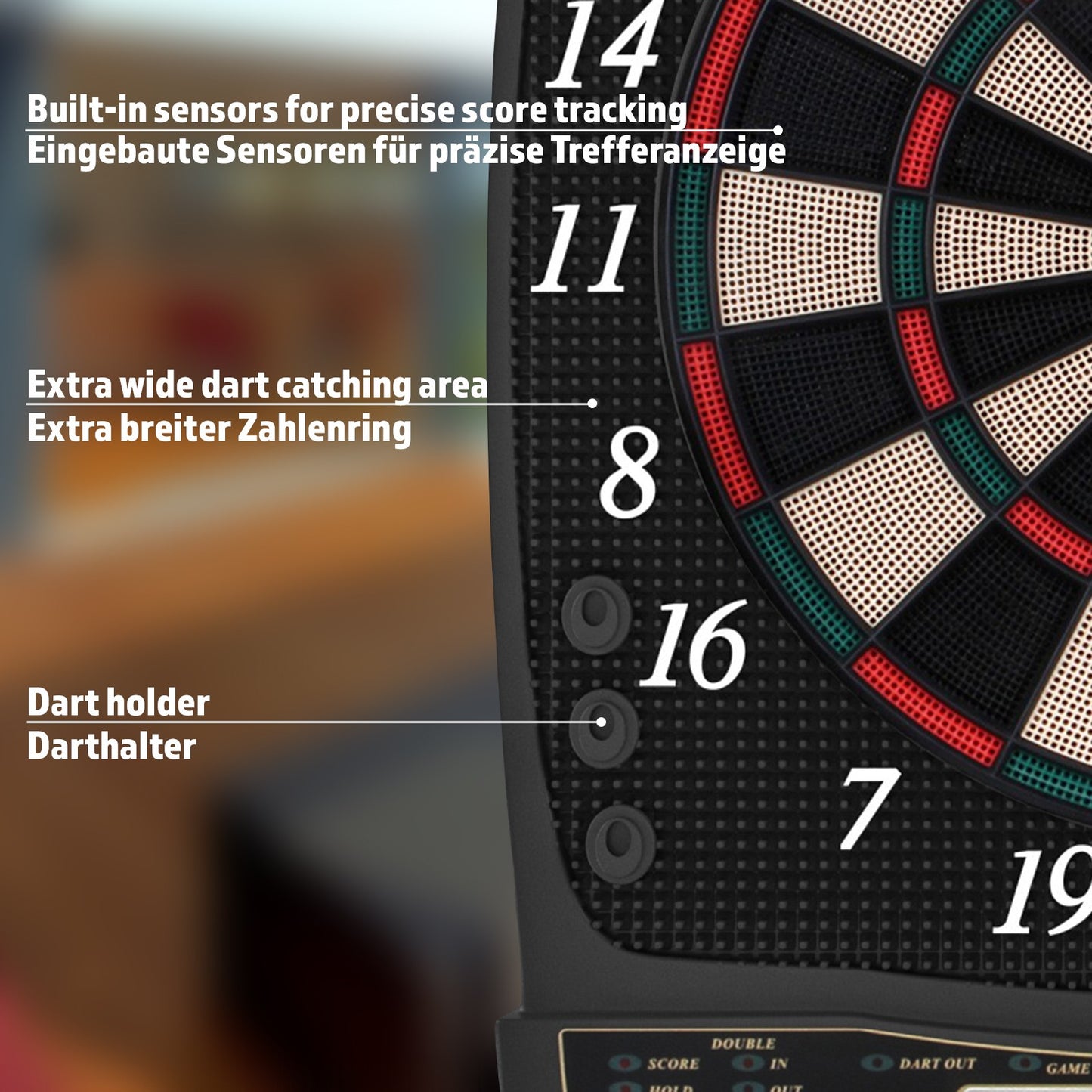 Physionics Dartboard Electronisch