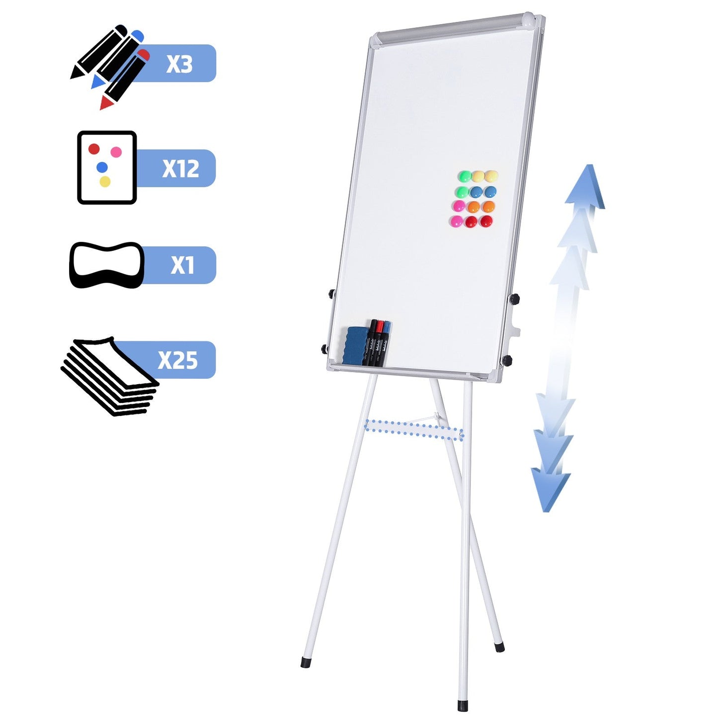 Jago Flipchart whiteboard 60x90cm