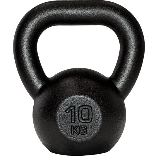 ScSPORTS Kettlebell 10 kg Gietijzer Zwart