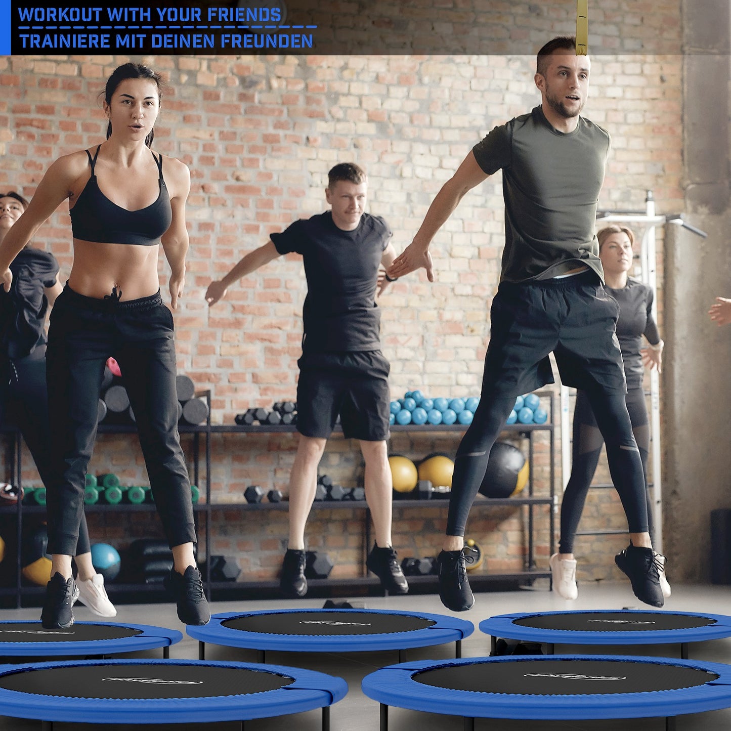 Trampoline de fitness Physionics Diamètre 91 cm