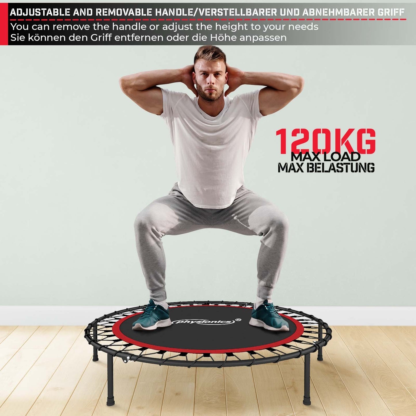 Physionics Fitness Trampoline Handgreep Diameter 101cm