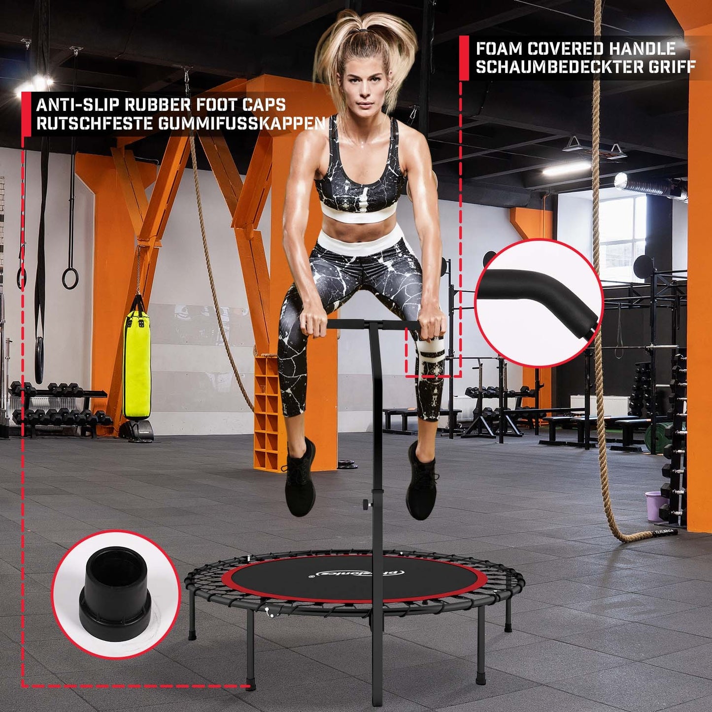 Physionics Fitness Trampoline Handgreep Diameter 101cm