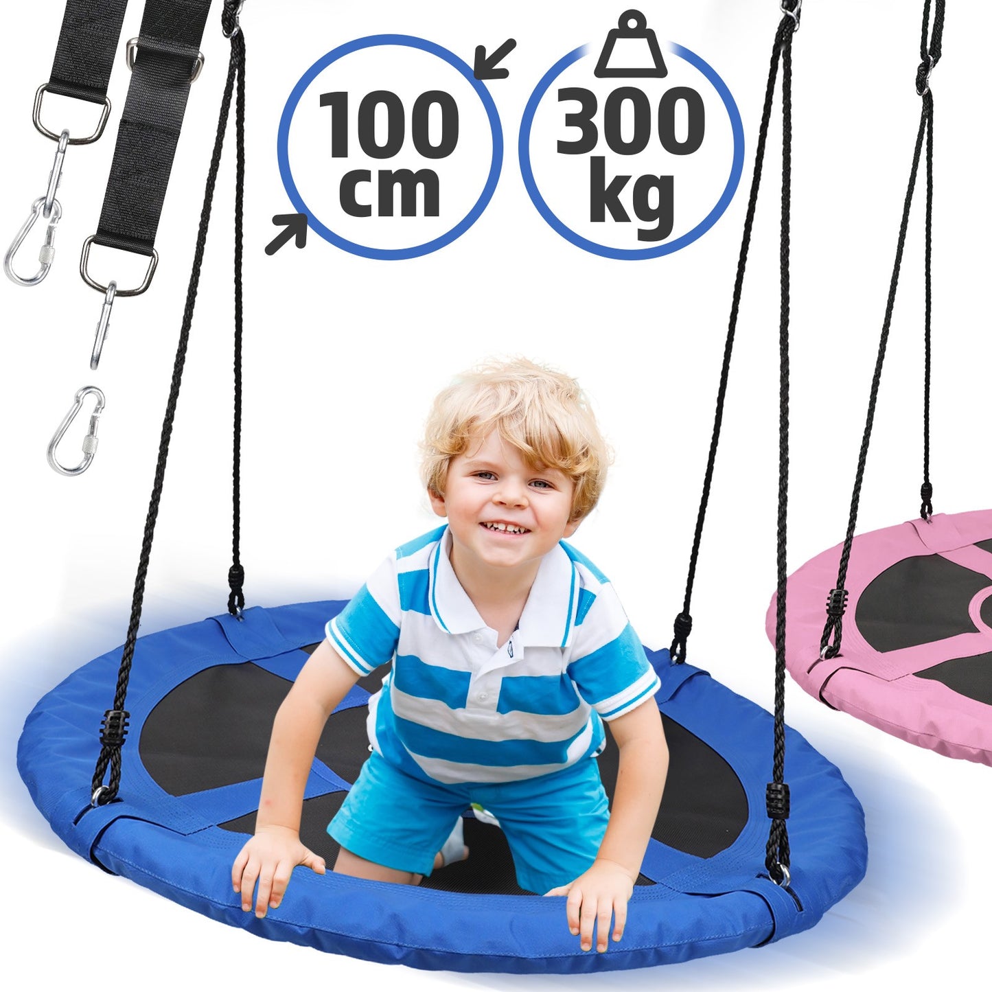 Balançoire d'extérieur Physionics Nest Swing Diamètre 100 cm