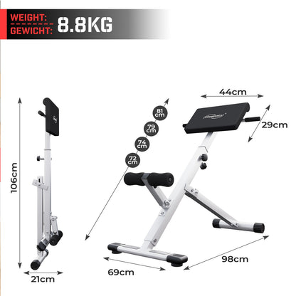 Physionics Hyperextensie Bank Rugtrainer