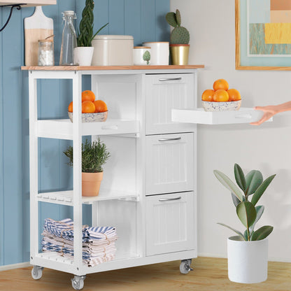 Miadomodo Keukentrolley op wielen