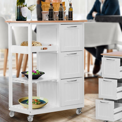 Miadomodo Keukentrolley op wielen