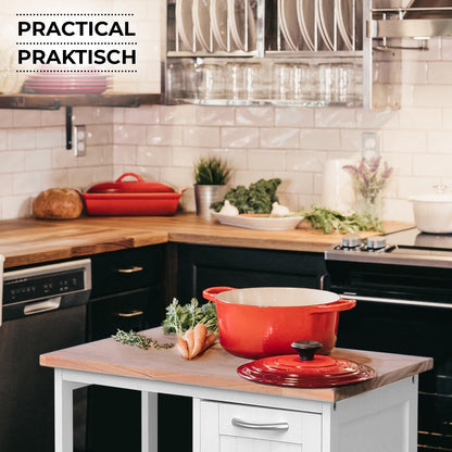 Miadomodo Keukentrolley op wielen