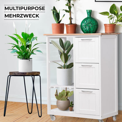 Miadomodo Keukentrolley op wielen