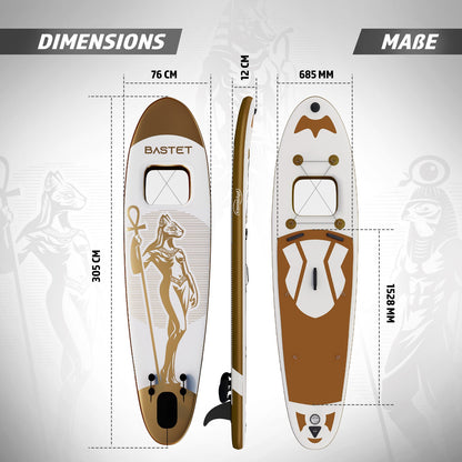 Planche de SUP Physionics 305 cm Ensemble complet Sports nautiques