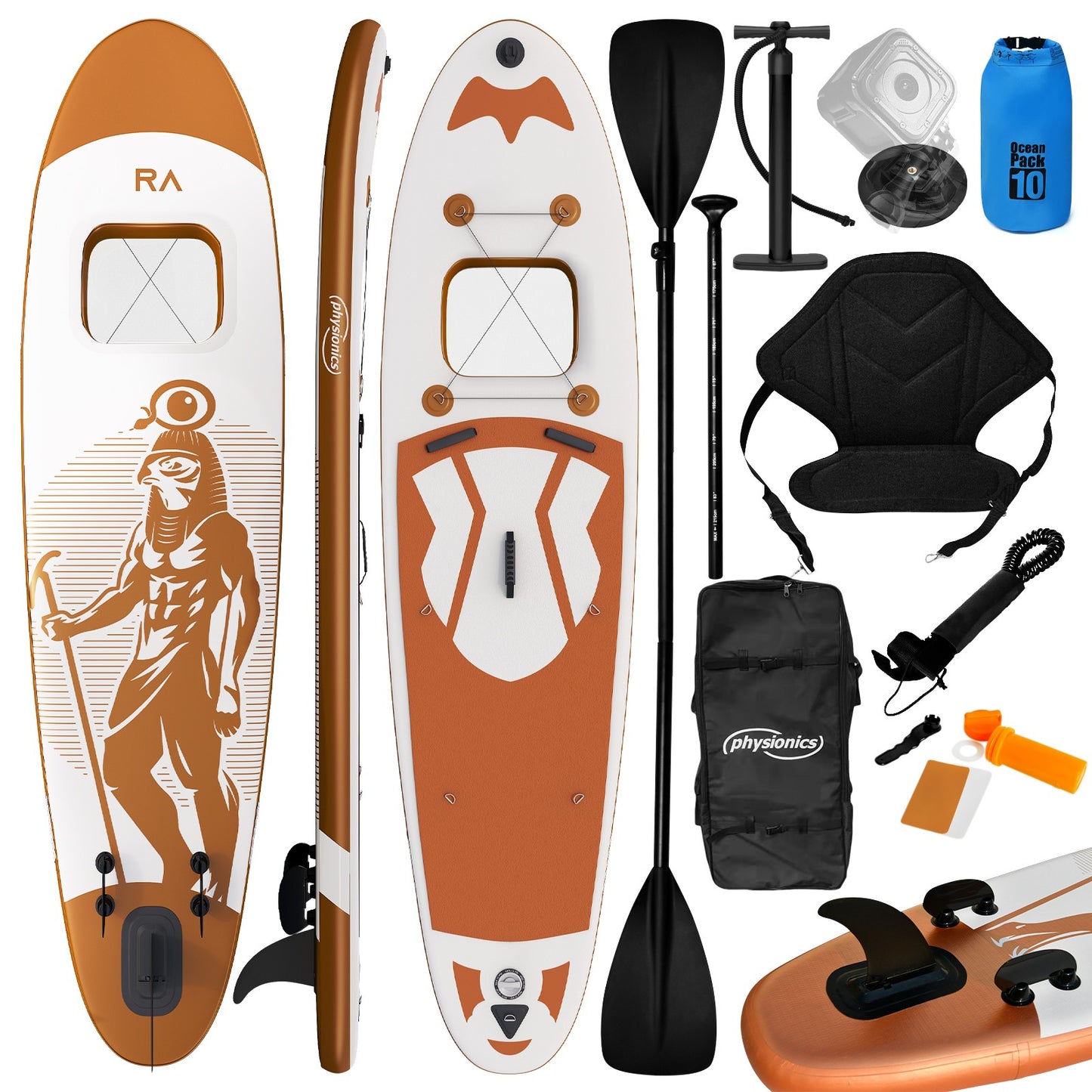 Physionics Sup Board 366cm Complete Set Watersport