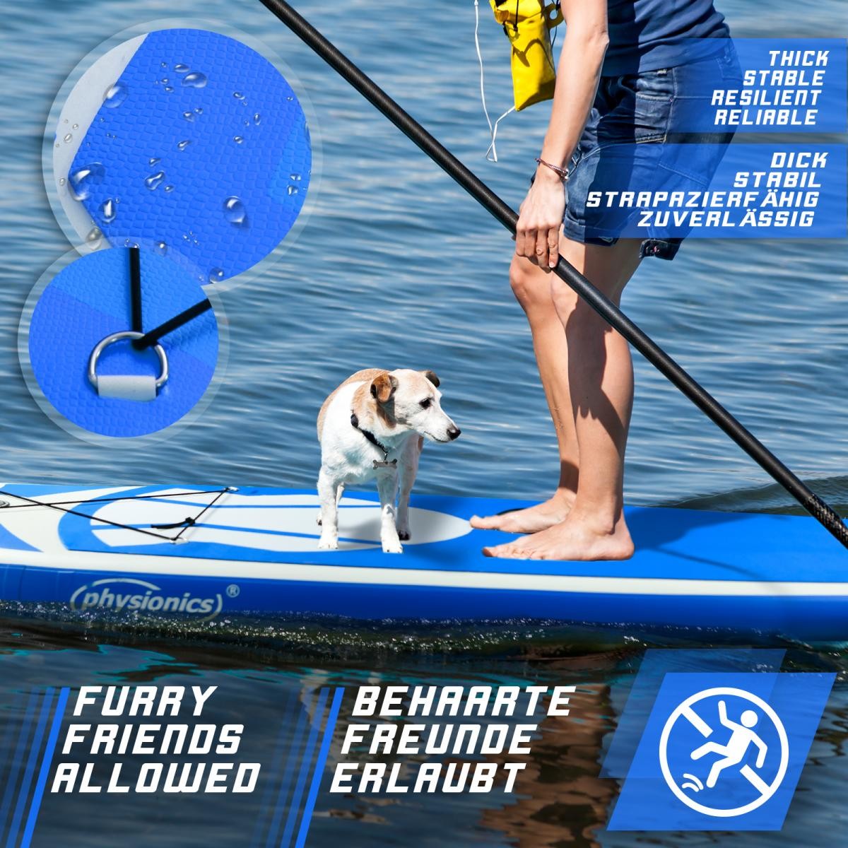 Physionics Sup Board 320cm Complete Set Watersport