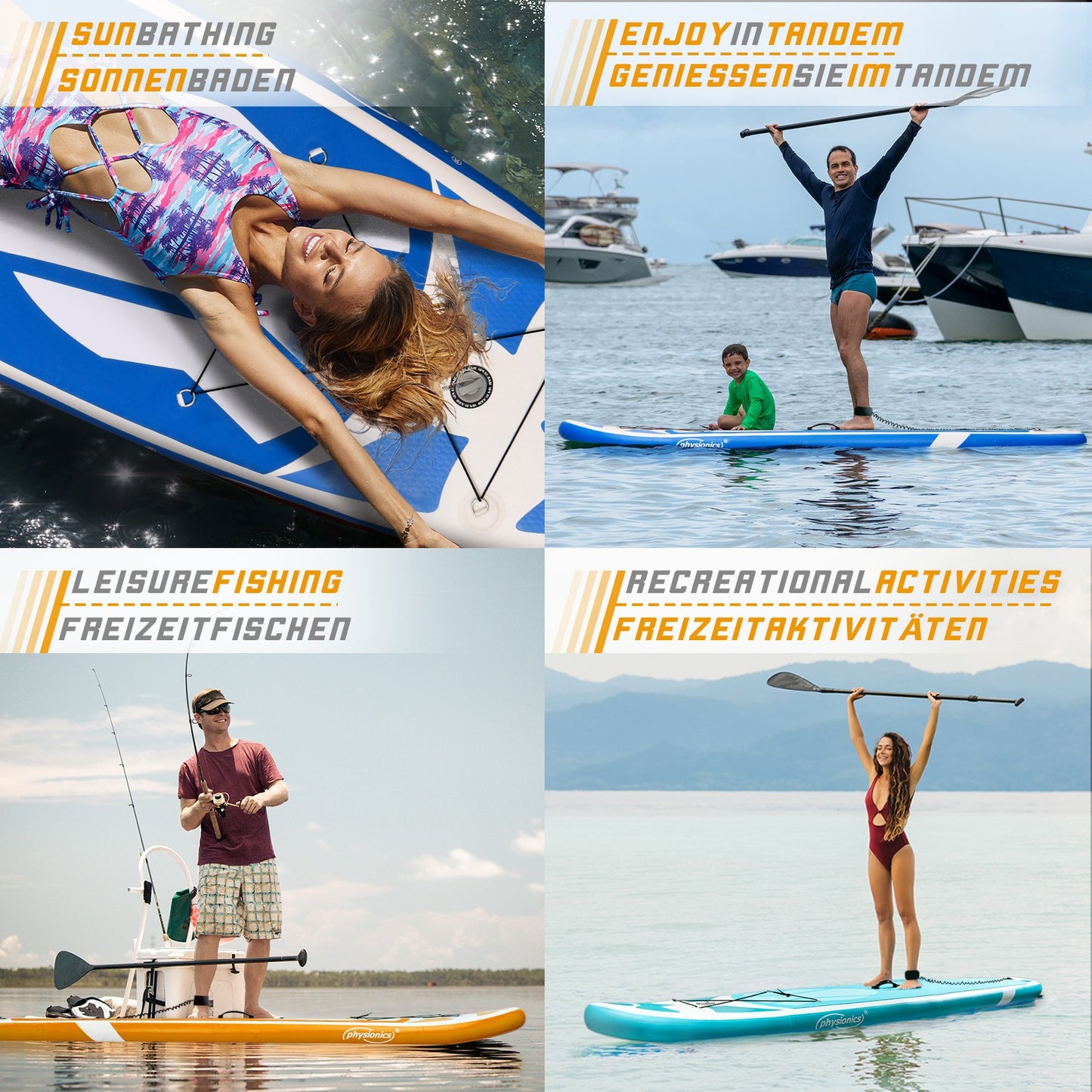 Physionics Sup Board 305cm Complete Set Watersport