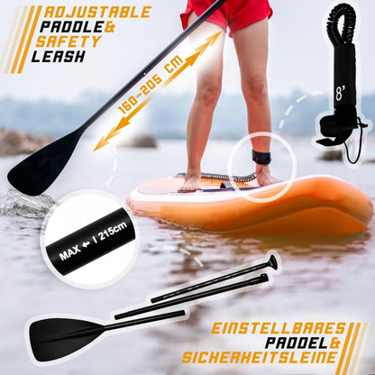 Planche de SUP Physionics 366 cm Ensemble complet Sports nautiques