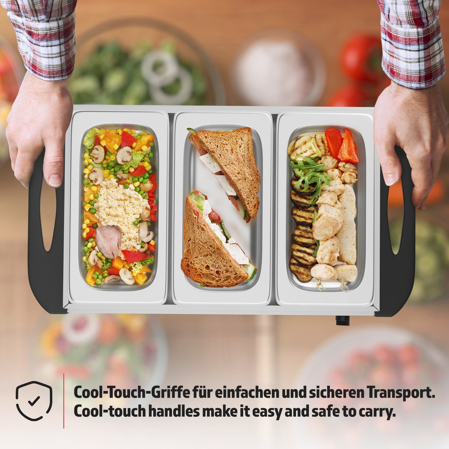 Jago Buffetverwarmer-3x2,5L