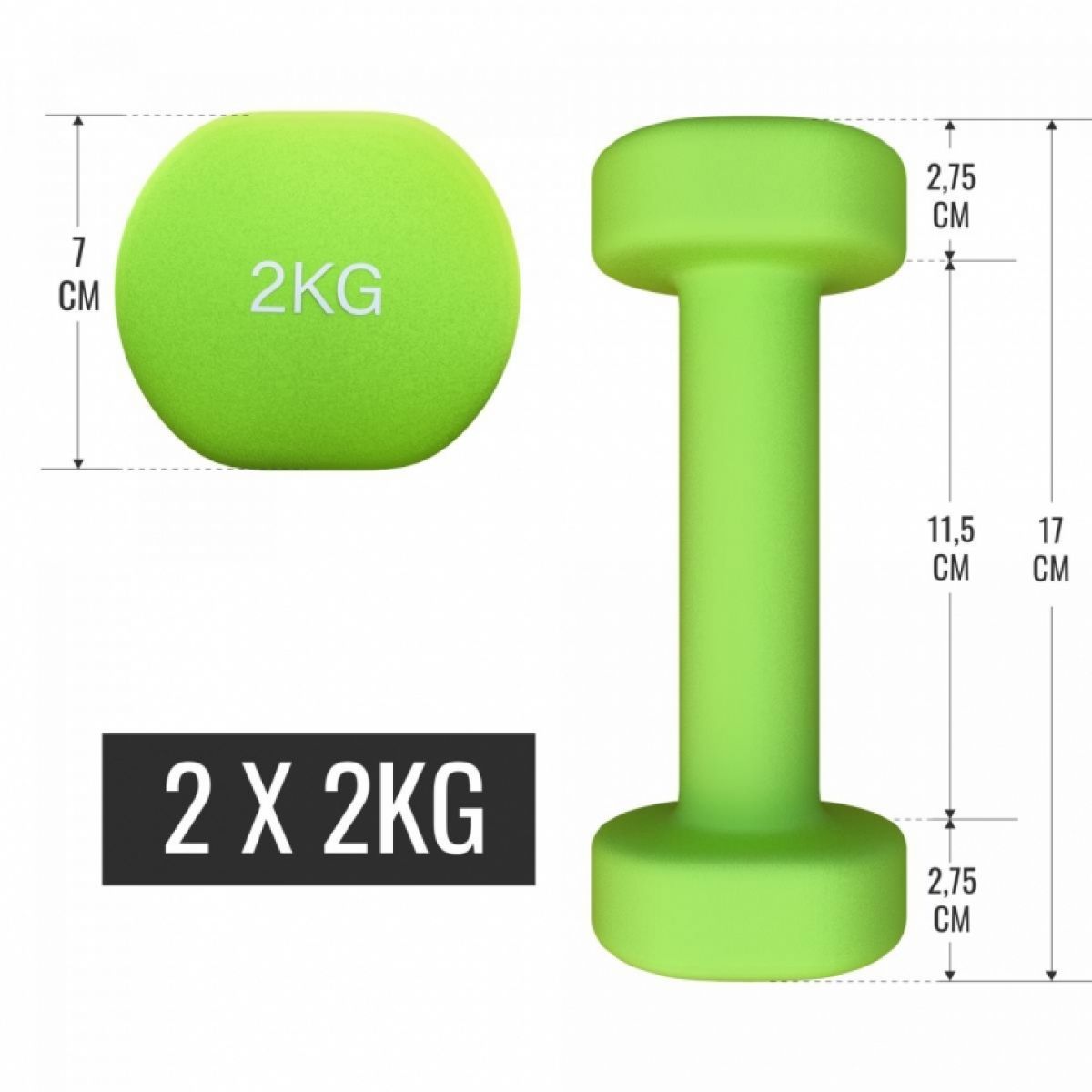 Aerobic Halterkoffer 12 kg