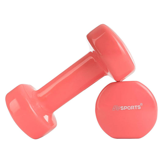 ScSPORTS Aerobic Halterset 6 kg - 2 x 3 kg Zalm