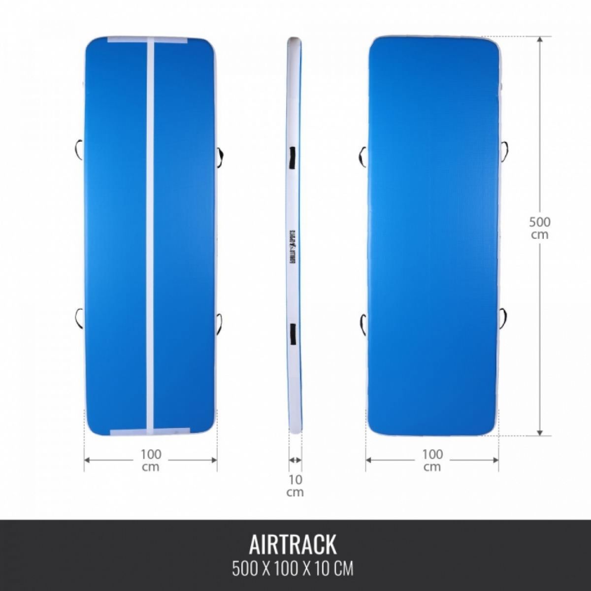 AirTrack Luchtmat 500 x 100 x 10 cm