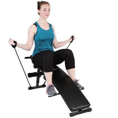 Banc de musculation Physionics pour abdominaux pliable