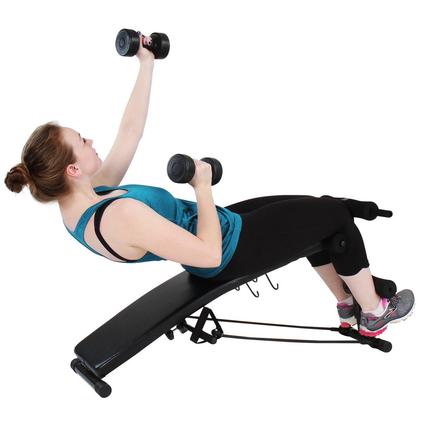 Banc de musculation Physionics pour abdominaux pliable