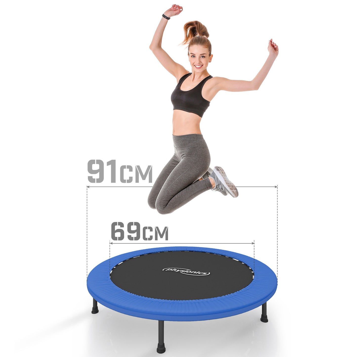 Physionics Fitness Trampoline Diameter 91cm