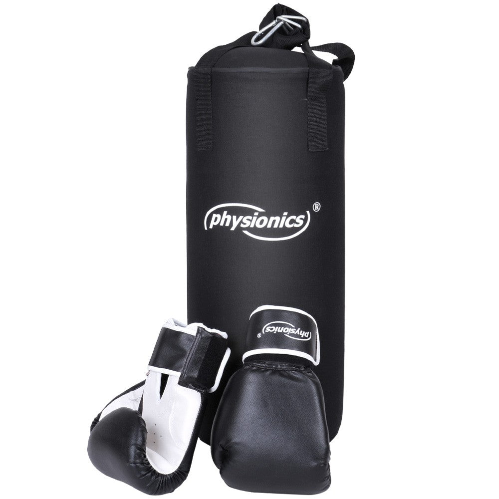 Sac de frappe Physionics pour enfants avec gants de boxe 25 x 60 cm 9 kg