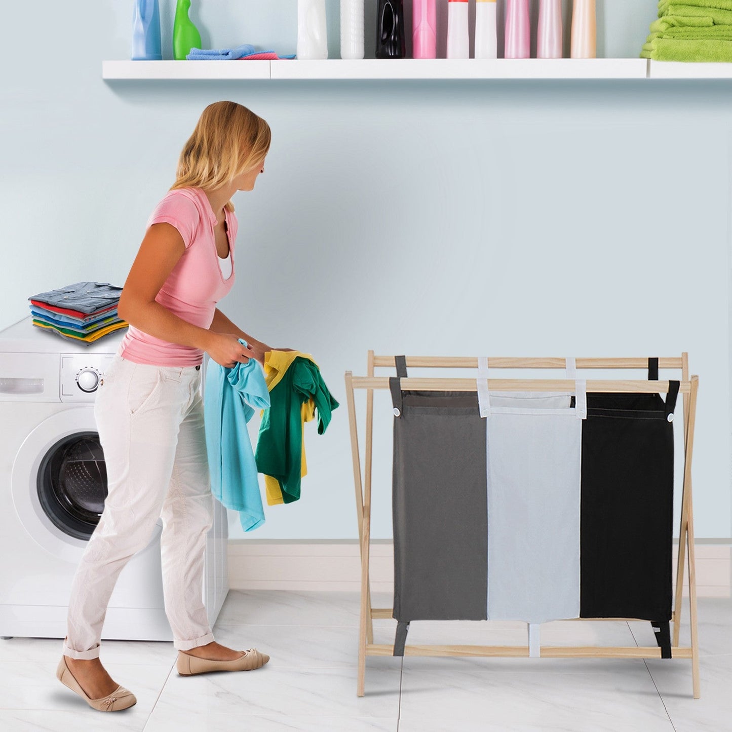 Jago Wasmand wassorteerder 3 compartimenten
