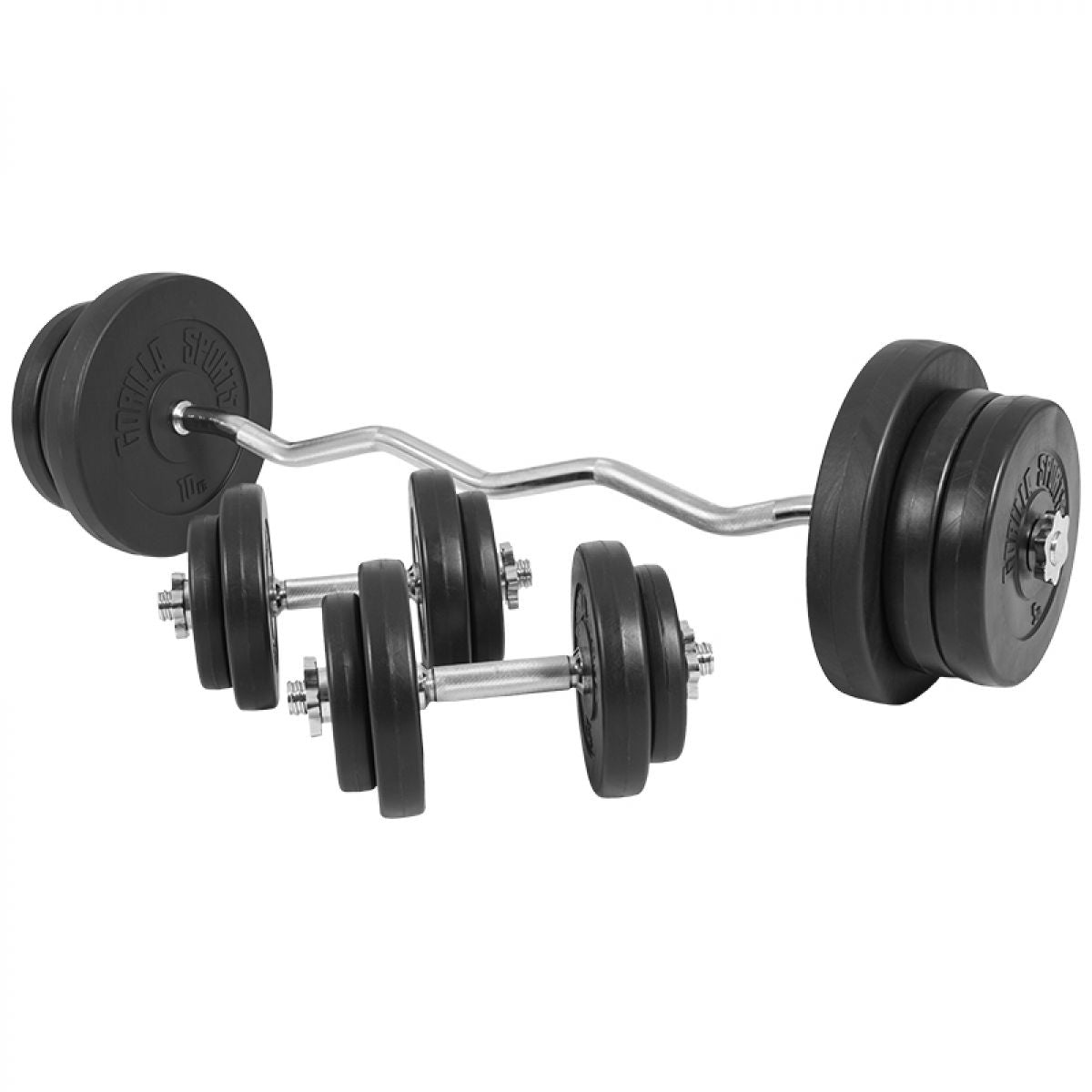 Curlset 70 kg Plastique