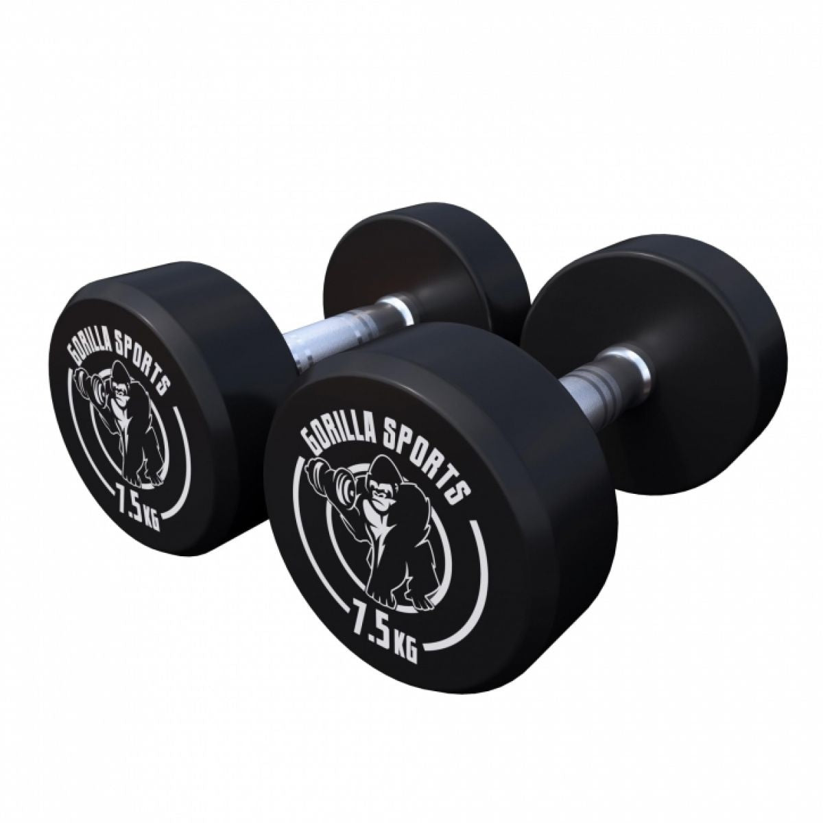 Dumbellset 15 kg (2 x 7,5 kg) Gietijzer