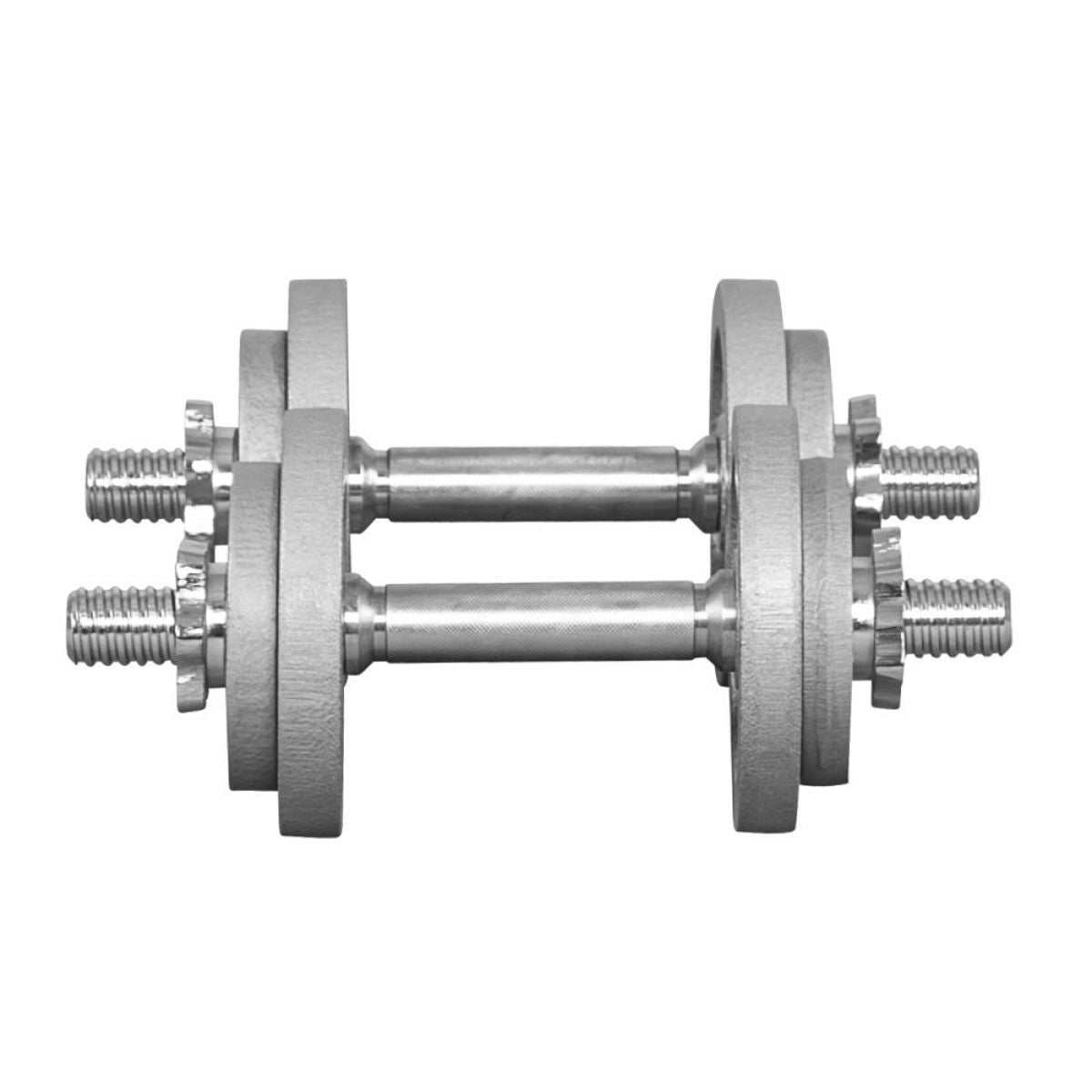 Dumbellset 20 kg Gietijzer (schroefsluiting)