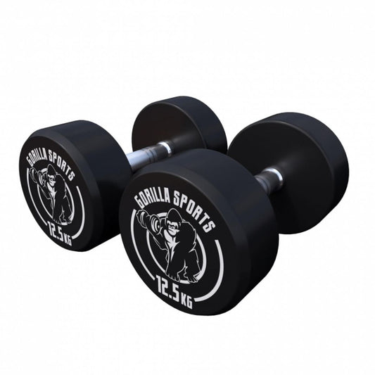 Dumbellset 25 kg (2 x 12,5 kg) Gietijzer