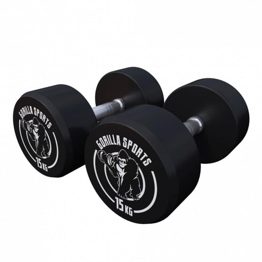 Dumbellset 30 kg (2 x 15 kg) Gietijzer