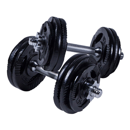 Dumbellset 30 kg Gripper Gietijzer Zwart